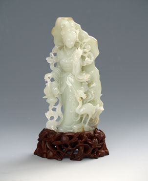 白玉籽《獻壽》
