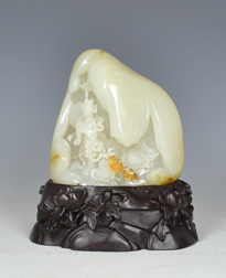 白玉籽《寶釵撲蝶》