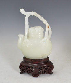 白玉籽《硬把竹壺》
